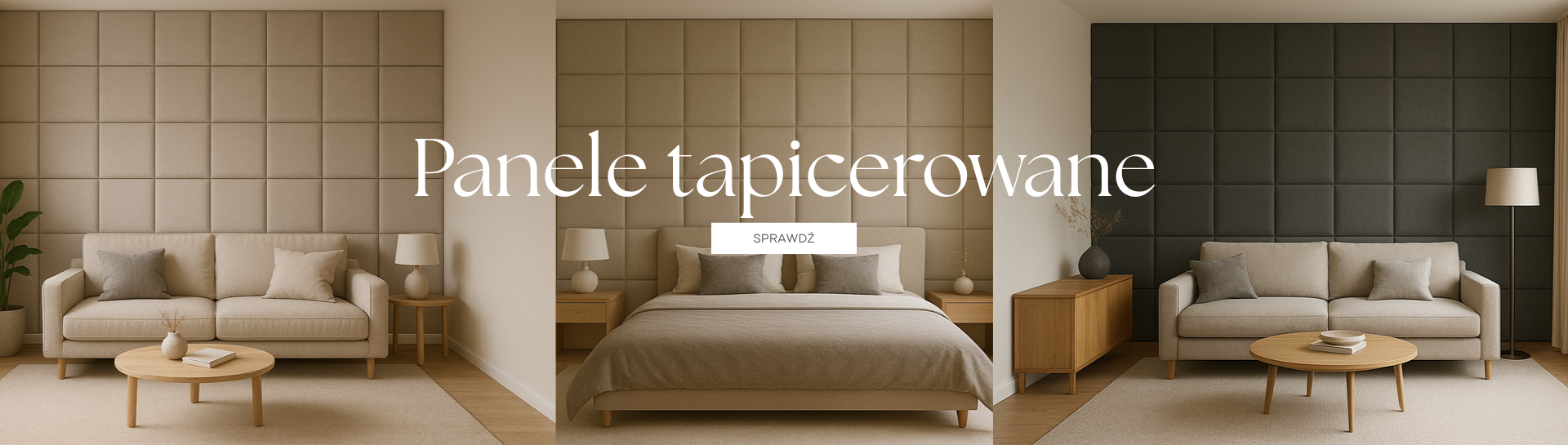 Panele tapicerowane - tapicerowana ścianka w Twoim domu